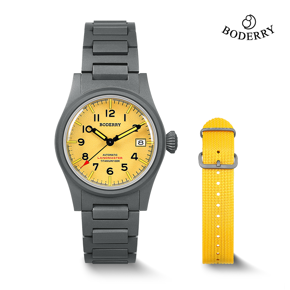 Outdoor Sport Field - Reloj Boderry LANDMASTER Field Titanium, 100M