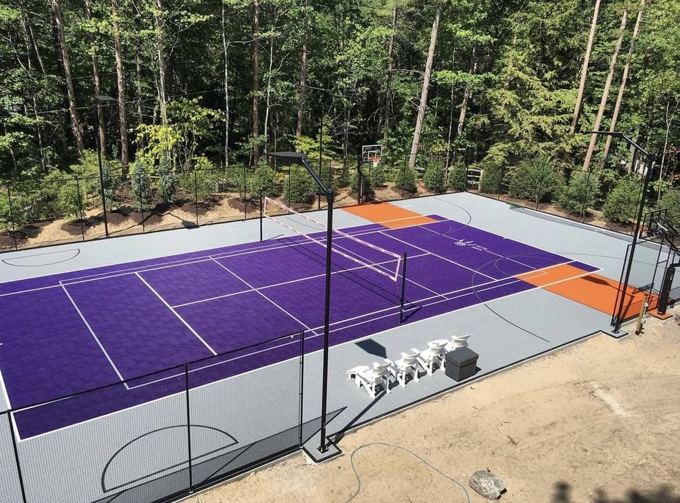 Baldosas de Plástico Ecológica - Outdoor Sport Court Tiles reseña y precio