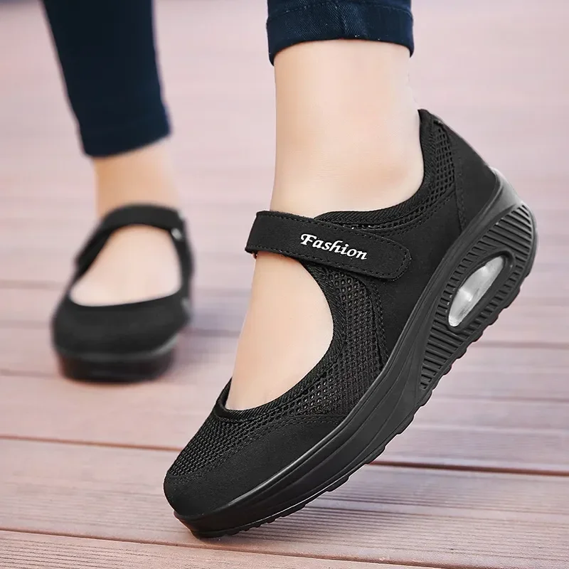 Zapatos de tacón de cuña de ma - Outdoor Sport Brand reseña y precio